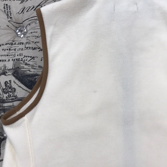 Chaps Faux Shearling Mockneck Vest - Picture 9 of 9